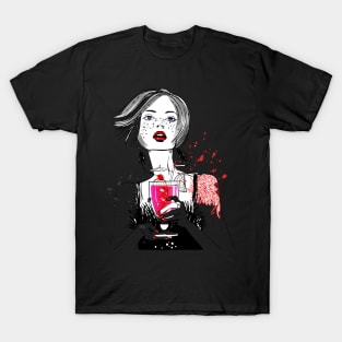 Young woman cocktail T-Shirt